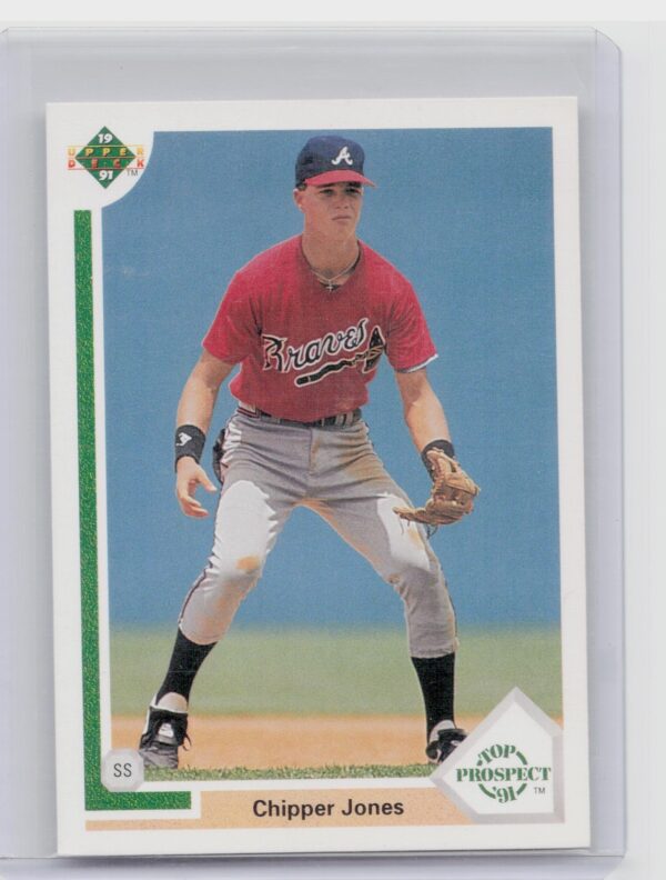 1991 Upper Deck Chipper Jones RC #55 Braves