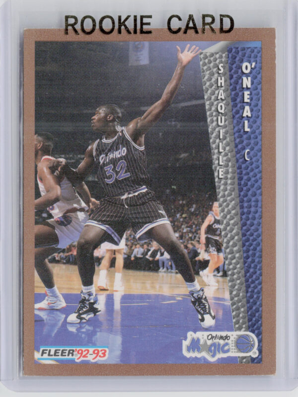 1992-93 Fleer Shaquille O'Neal RC #401 Magic