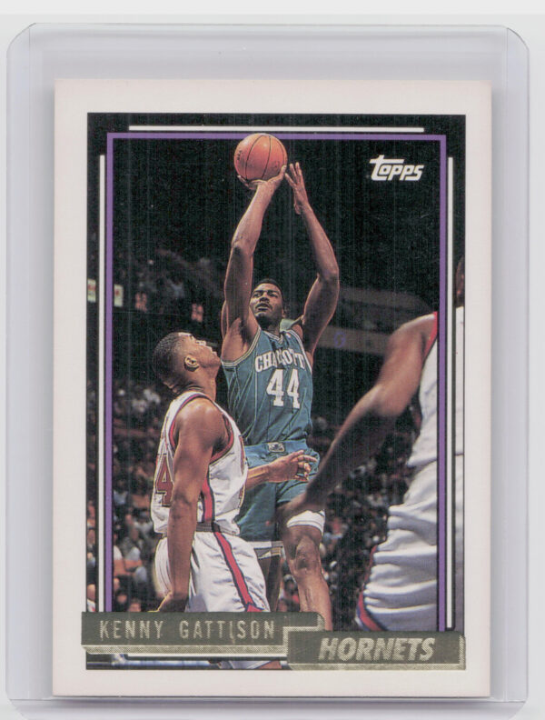1992-93 Topps Kenny Gattison Gold #21 Hornets