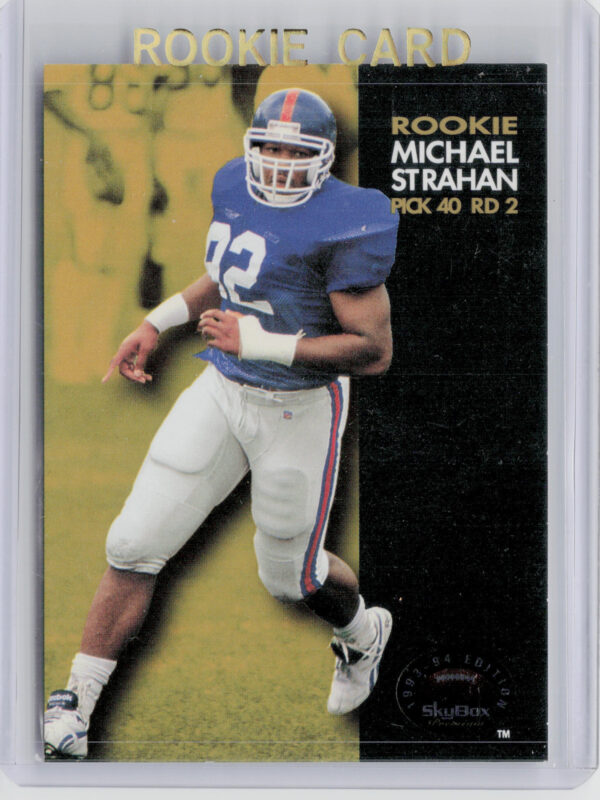1993 SkyBox Premium Michael Strahan RC #144 Giants