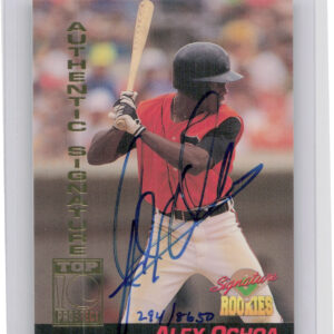 1994 Signature Rookies Alex Ochoa AU SN8650 #19 Keys Authentic Signatures