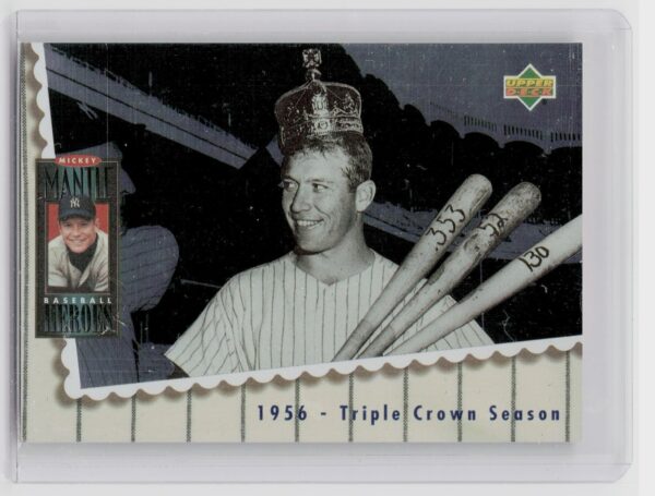 1994 Upper Deck Mickey Mantle #66 Yankees Baseball Heroes: Mickey Mantle
