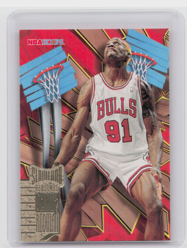 1995-96 Hoops Dennis Rodman #SL8 Bulls Slamland