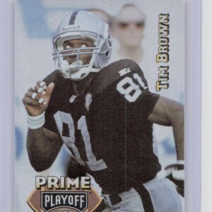 1995 Playoff Prime Tim Brown #73 Raiders