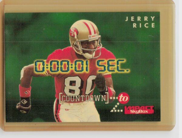 1995 SkyBox Impact Jerry Rice #C2 49ers Countdown