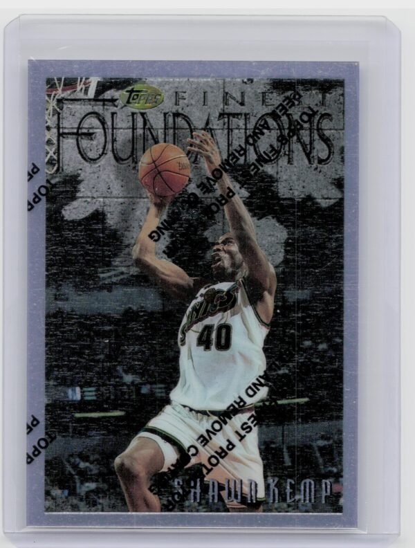 1996-97 Finest Shawn Kemp #263 SuperSonics