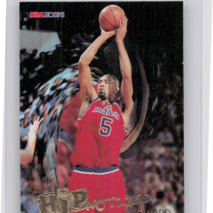1996-97 Hoops Juwan Howard #H20 Bullets Hipnotized