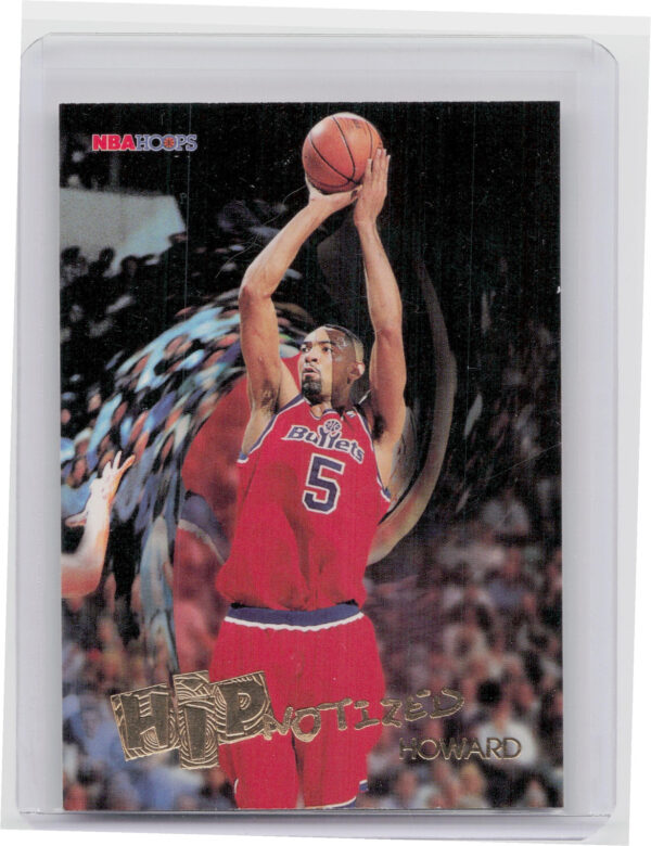 1996-97 Hoops Juwan Howard #H20 Bullets Hipnotized