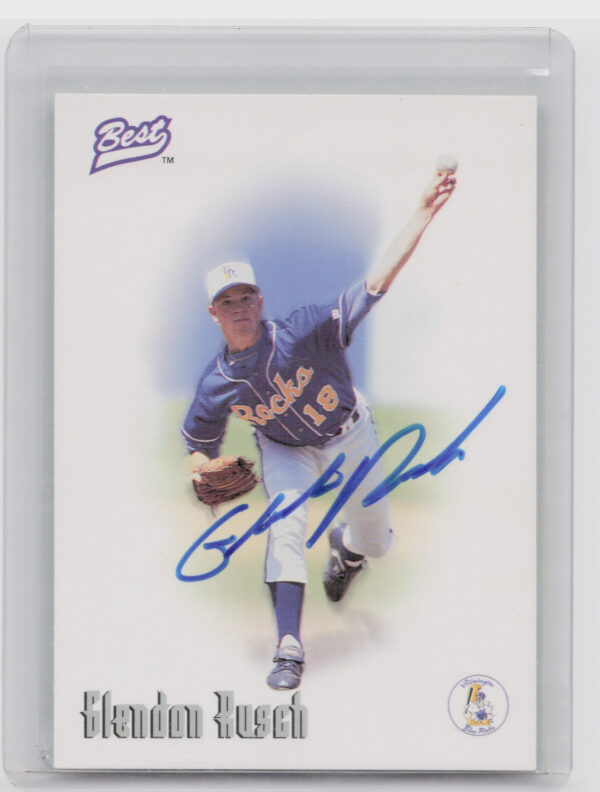 1996 Best Glendon Rusch #NNO Rocks Autographs