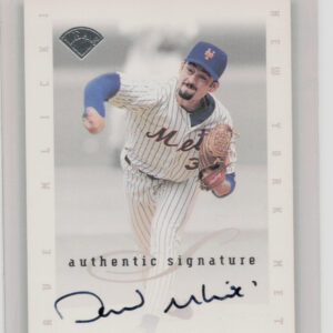 1996 Leaf Signature Series Dave Mlicki AU #NNO Mets Extended Series Autographs
