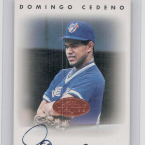 1996 Leaf Signature Series Domingo Cedeno AU #NNO Jays Autographs Bronze