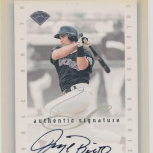 1996 Leaf Signature Series Jorge Brito #NNO Rockies Extended Series Autographs