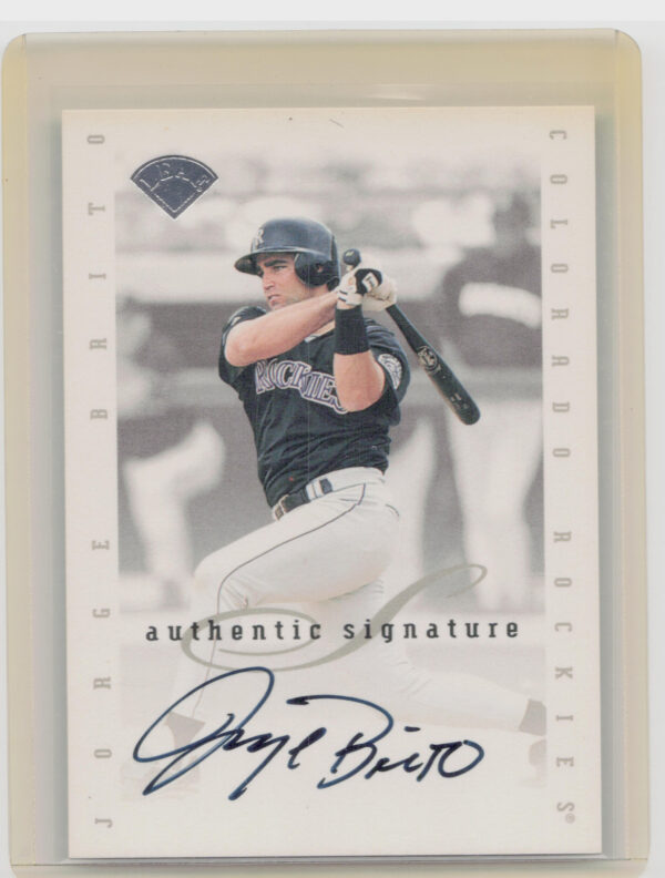 1996 Leaf Signature Series Jorge Brito #NNO Rockies Extended Series Autographs