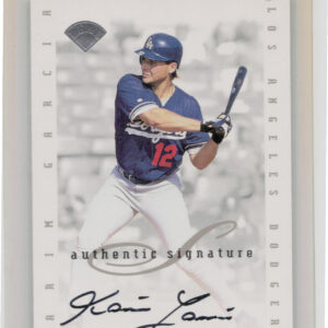 1996 Leaf Signature Series Karim Garcia AU #NNO Dodgers Extended Series Autograp