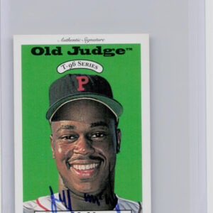 1996 Signature Rookies Old Judge Jeff McNeely AU SN6000 #20 Redbirds Signatures