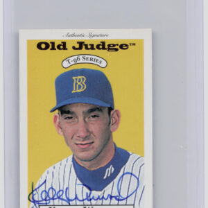 1996 Signature Rookies Old Judge Kelly Wunsch AU SN6000 #37 Brewers Signatures