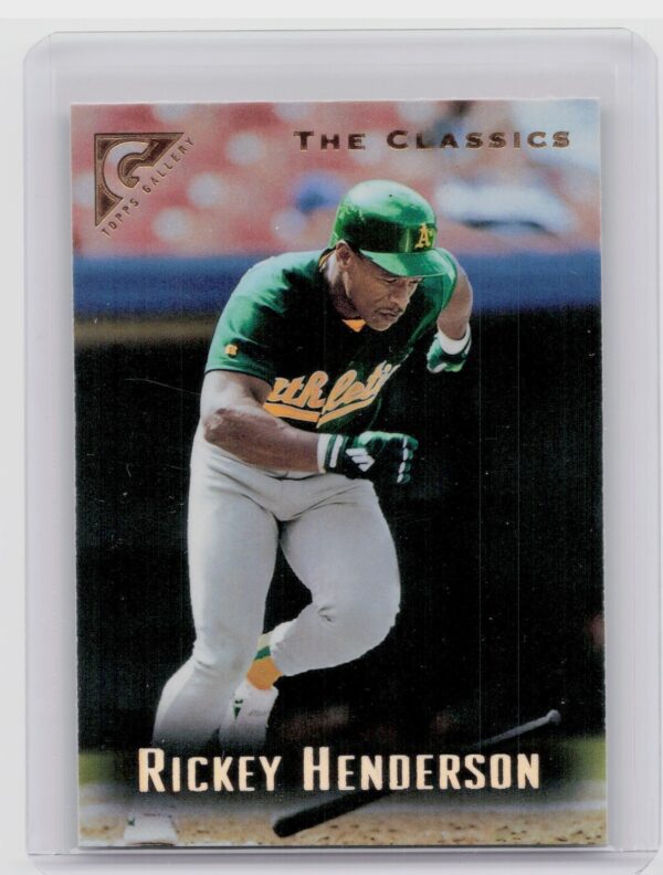1996 Topps Gallery Rickey Henderson #79 Padres