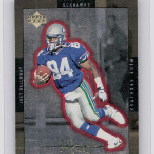 1996 Upper Deck Joey Galloway / Chris Sanders #HT-10 Oilers Hot Properties Gold