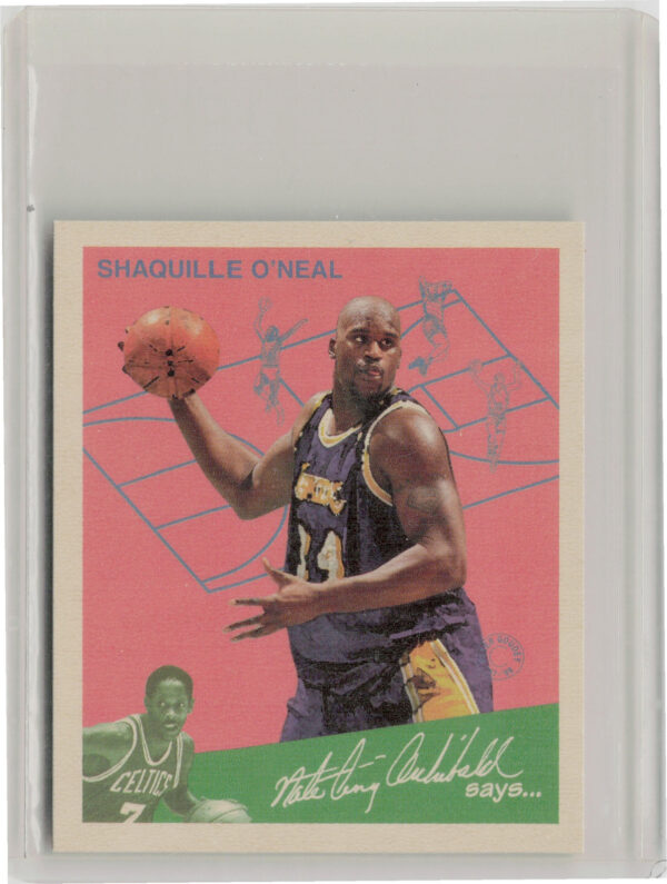 1997-98 Fleer Shaquille O'Neal #8GG Lakers Goudey Greats