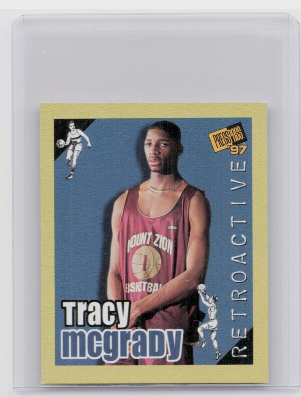 1997-98 Press Pass Double Threat Tracy McGrady #9 Raptors Retroactive