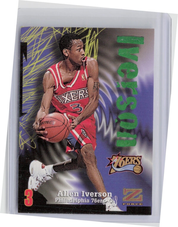 1997-98 SkyBox Z-Force Allen Iverson #100 76ers