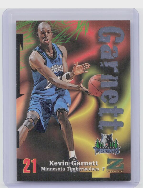 1997-98 SkyBox Z-Force Kevin Garnett #21 Timberwolves