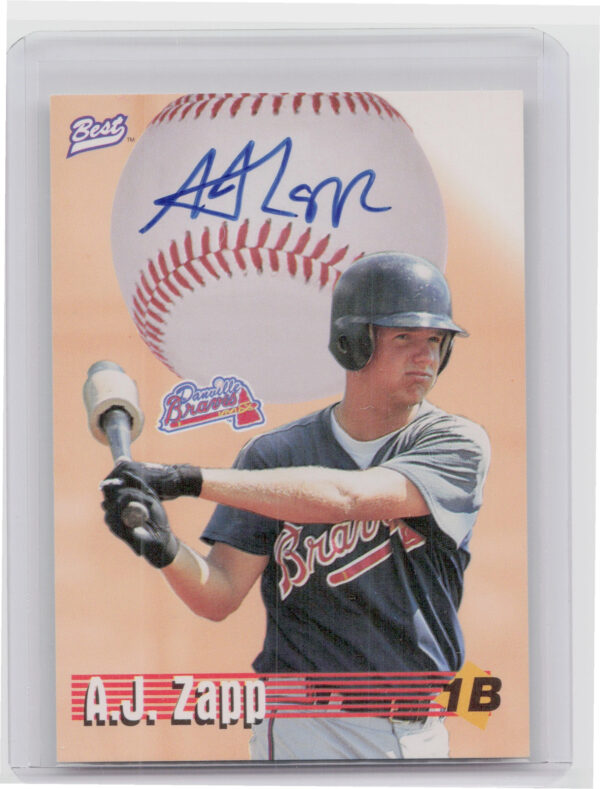 1997 Best A.J. Zapp AU SN250 #NNO Braves Best Premium Autographs
