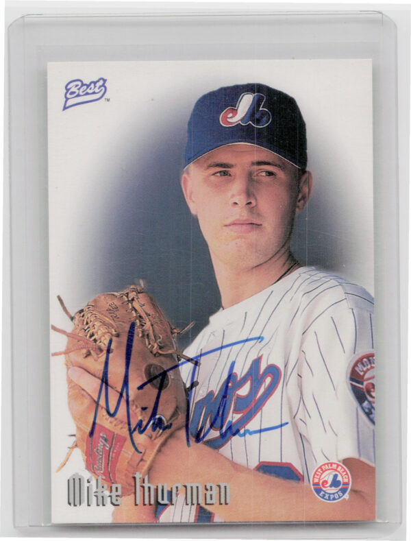 1997 Best Mike Thurman AU #NNO Expos Autographs Autograph Series