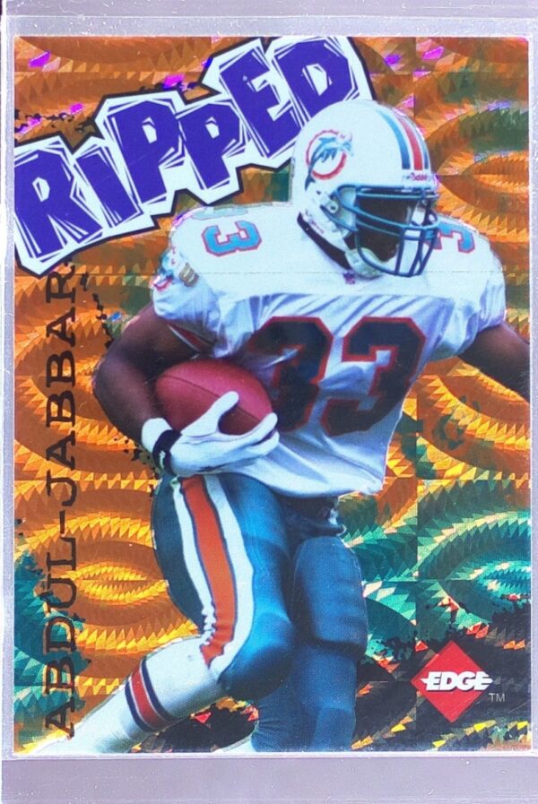 1997 Collector's Edge Masters Karim Abdul-Jabbar #27 Dolphins Ripped
