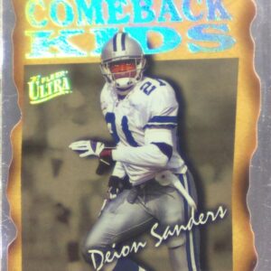 1997 Ultra Deion Sanders #6 CK Cowboys Comeback Kids