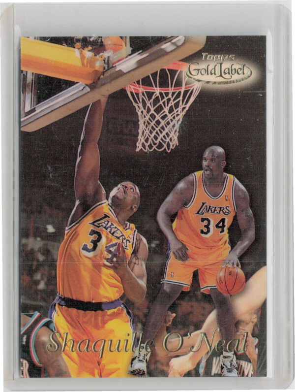 1998-99 Topps Shaquille O'Neal #GL2 Lakers Topps Gold Label