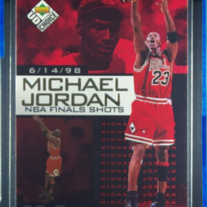1998-99 UD Choice Preview Michael Jordan #10 Bulls Finals Shots