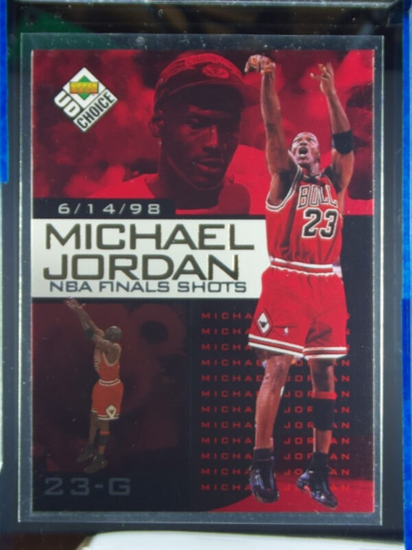 1998-99 UD Choice Preview Michael Jordan #10 Bulls Finals Shots