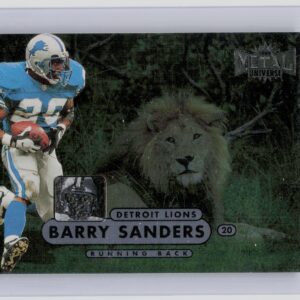 1998 Metal Universe Barry Sanders #20 Lions