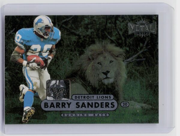1998 Metal Universe Barry Sanders #20 Lions