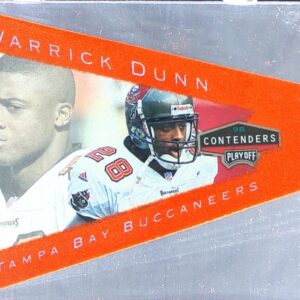1998 Playoff Contenders Warrick Dunn #94 Buccaneers Pennants Orange Felt