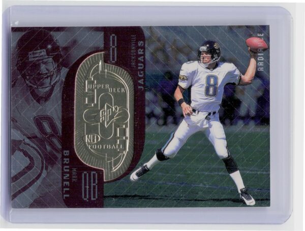 1998 SPx Finite Mark Brunell Radiance /3800 #38 Jaguars