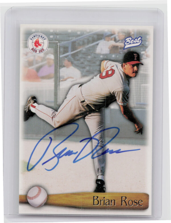 1998 Team Best Brian Rose AU #NNO Sox Autographs Player of the Year