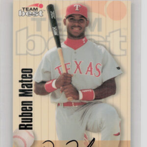 1998 Team Best Ruben Mateo AU #NNO Rangers Autographs Signature Series