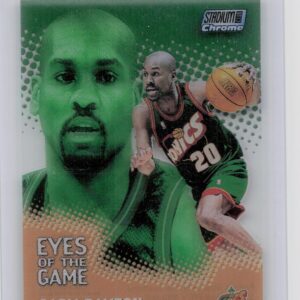 1999-00 Stadium Club Chrome Gary Payton #EG3 SuperSonics Eyes of the Game Refrac