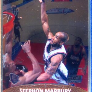 1999-00 Stadium Club Chrome Stephon Marbury #48 Nets