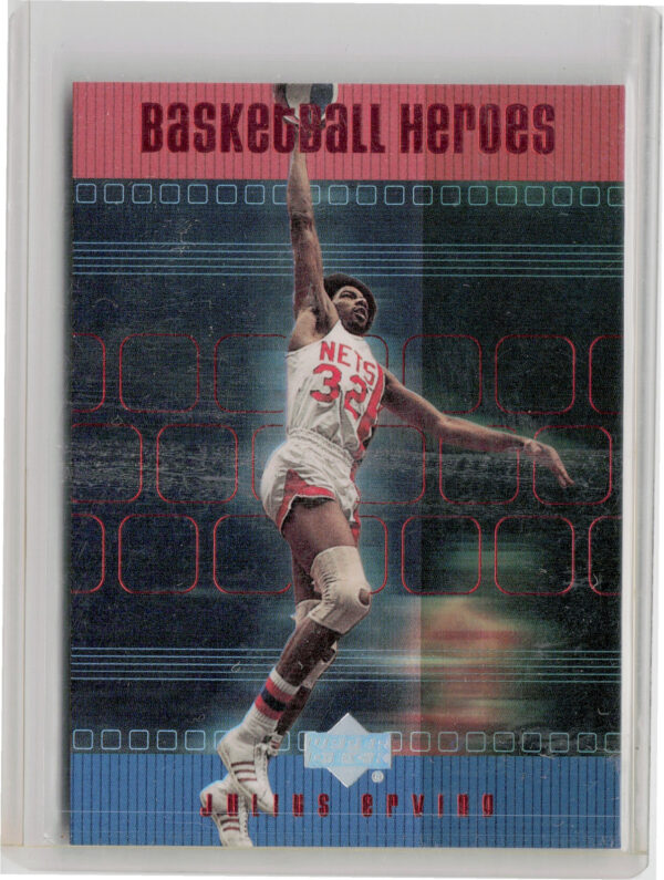 1999-00 Upper Deck Julius Erving #H48 Nets Basketball Heroes: Julius Erving