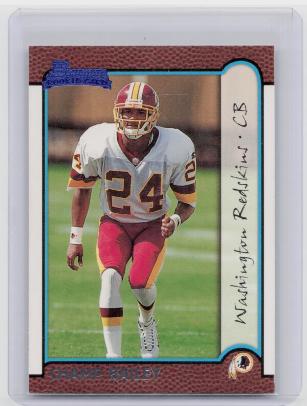 1999 Bowman Champ Bailey RC #177 Redskins