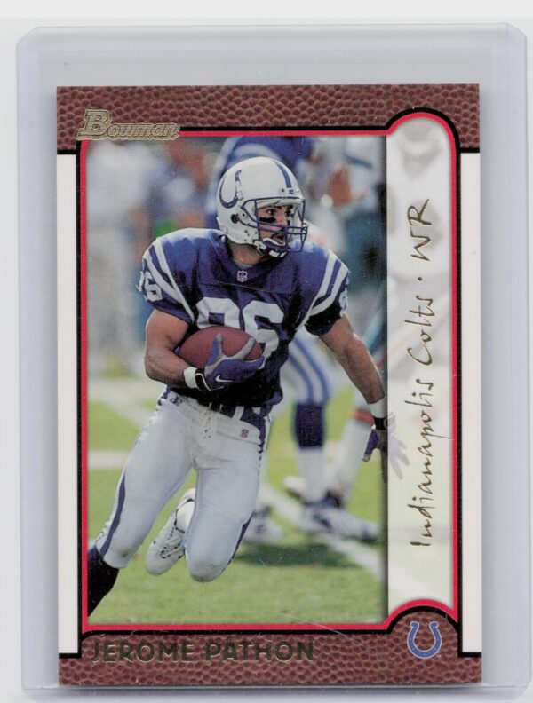 1999 Bowman Jerome Pathon Gold /99 #64 Colts