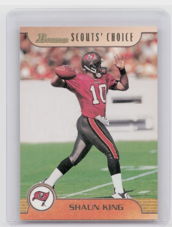 1999 Bowman Shaun King #SC21 Buccaneers Scout's Choice