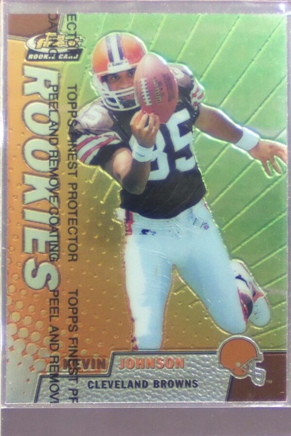 1999 Finest Kevin Johnson RC #170 Browns