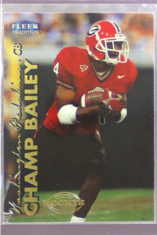 1999 Fleer Tradition Champ Bailey RC #251 Redskins