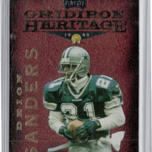 1999 Playoff Prestige SSD Deion Sanders #GH15 Cowboys Gridiron Heritage