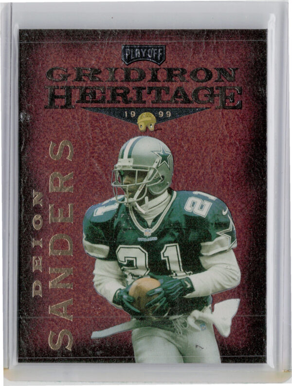 1999 Playoff Prestige SSD Deion Sanders #GH15 Cowboys Gridiron Heritage
