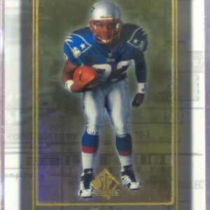 1999 SP Authentic Kevin Faulk RC #RB12 Patriots Rookie Blitz